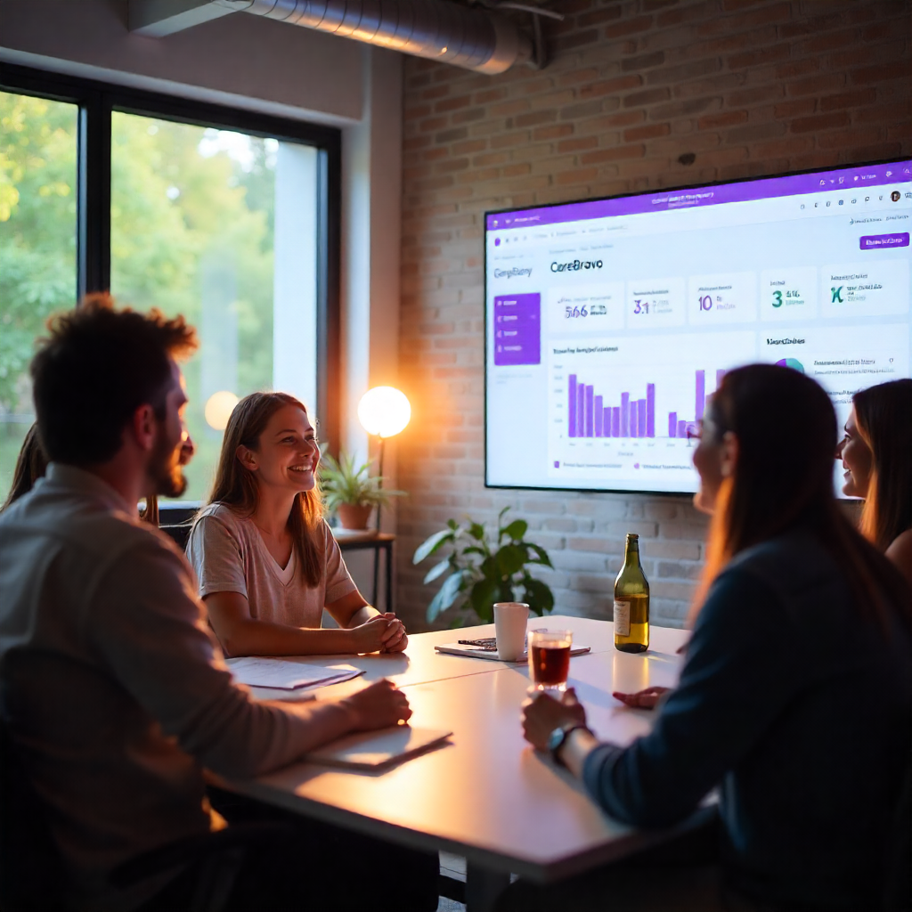 Our Model Outcome Assurance™ Outcomes, Not Features, reports, outcomes in carebravo