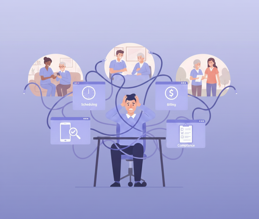 Real Home Care Agency Transformations, solutions, FAQ, in carebravo