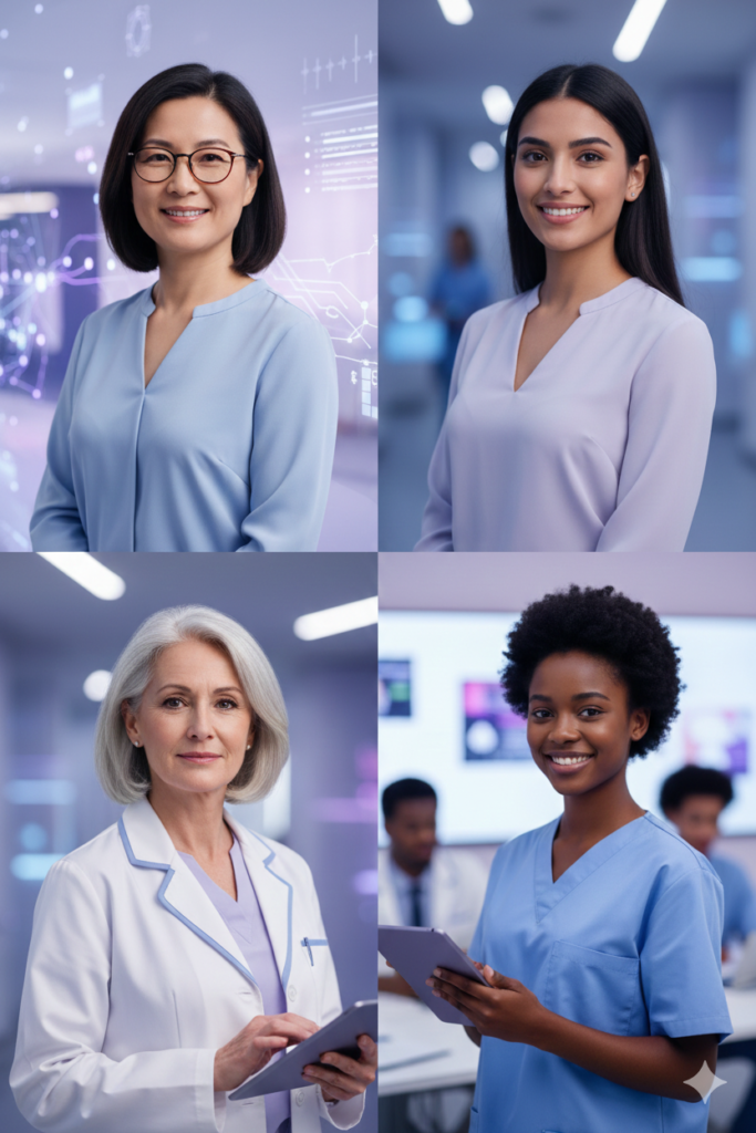 Carebravo Black Caregiver using tablet